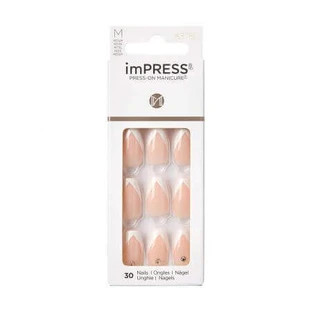 Накладные ногти Impress, So French Medium Coffin, Kiss