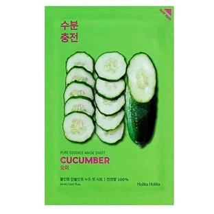Holika Holika, Pure Essence Mask Sheet Cucumber, маска для подмышек из буйвола, 1 шт.