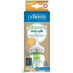 Dr.BROWN´S DOG FAA OPTIONS+ 150 мл 1×1 шт, с широким горлышком, 0M+, антиколиковый, стекло, белый: цены и характеристики
