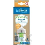 Dr.BROWN´S DOG FAA OPTIONS+ 150 мл 1×1 шт, с широким горлышком, 0M+, антиколиковый, стекло, белый: цены и характеристики