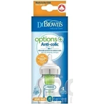 Dr.BROWN´S DOG FAA OPTIONS+ 150 мл 1×1 шт, с широким горлышком, 0M+, антиколиковый, стекло, белый: цены и характеристики