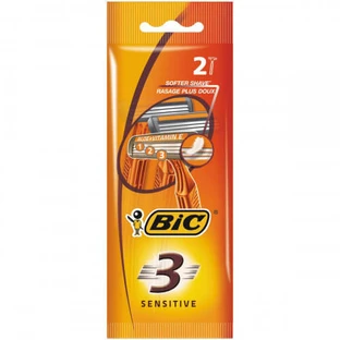 Станки для бритья Bic Sensitive 3 лезвия, 2 шт
