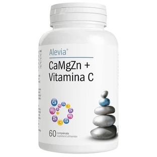 CaMgZn + Вітамін С, 60 таблеток, Алевія