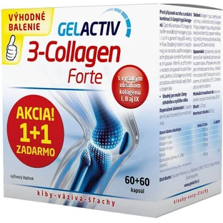 Колаген Форте GelActiv 3-Collagen Forte, 2 x 60 шт.