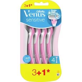 Бритва для гоління Gillette Venus для чутливої шкіри, 4 штуки