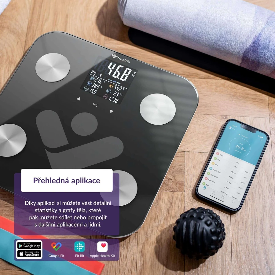 TrueLife FitShape S6 BT Black: цены и характеристики