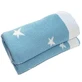 Paturica Midnight Stars, 80x100 см, синий, Tuxi Brands