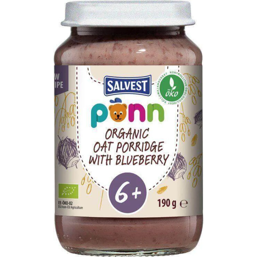 Salvest Põnn Органическая овсяная каша с овсяными хлопьями 190 г: цены и характеристики
