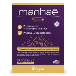 Сонцезахисний крем, 60 капсул, Manhae
