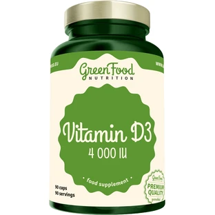 GreenFood Nutrition Вітамін D3 4000 МО 90 капсул