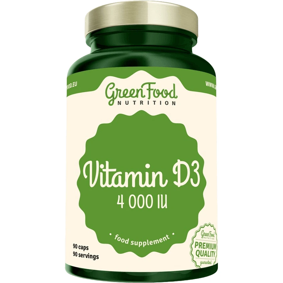 GreenFood Nutrition Вітамін D3 4000 МО 90 капсул: ціни та характеристики