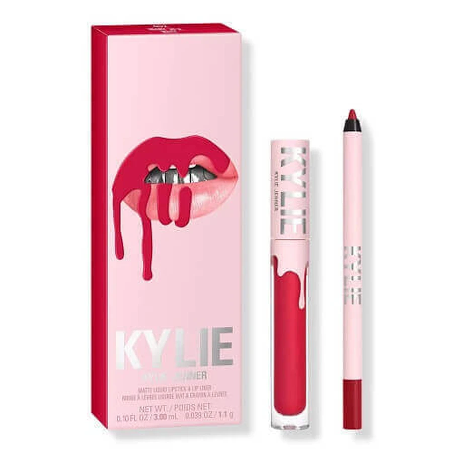 Набір помади та олівця для губ Kylie Lip, Matte Lip Kit, 402 Mary Jo K: ціни та характеристики