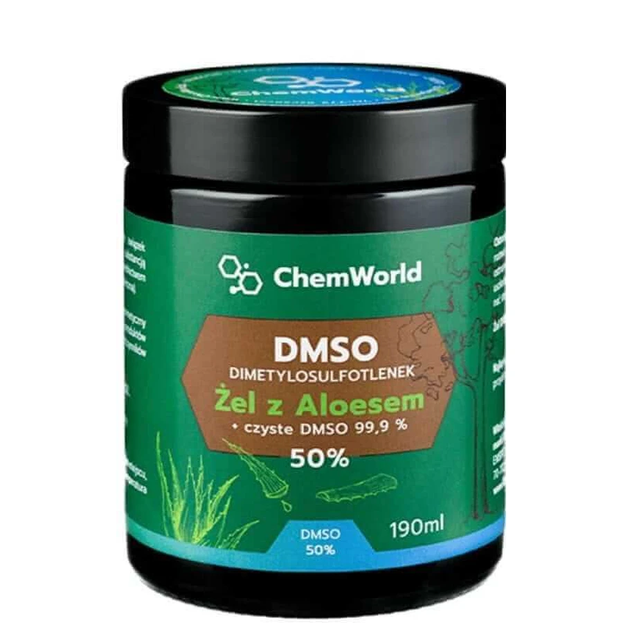 el ДМСО 50% з алое вера 190 мл ChemWorld: ціни та характеристики