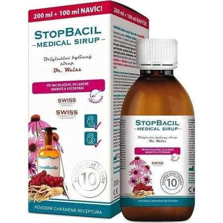 STOPVIRUS Медицинский сироп Dr.Weiss 1×300 мл, мультитравяной сироп: цены и характеристики