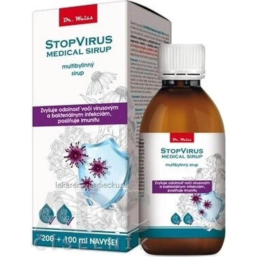 STOPVIRUS Медицинский сироп Dr.Weiss 1×300 мл, мультитравяной сироп: цены и характеристики