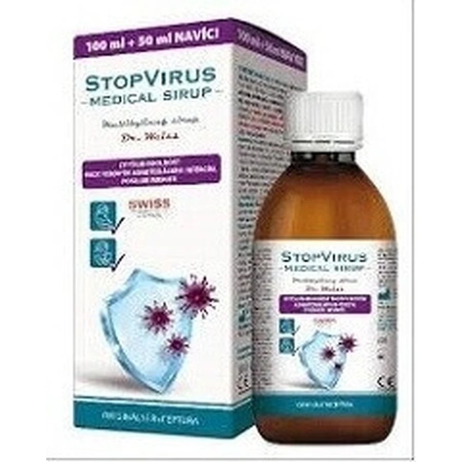 STOPVIRUS Медицинский сироп Dr.Weiss 1×300 мл, мультитравяной сироп: цены и характеристики