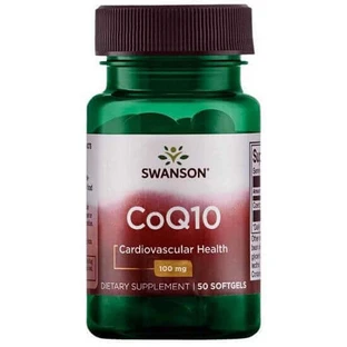 Коензим Q10 100 мг, 50 капсул, Swanson