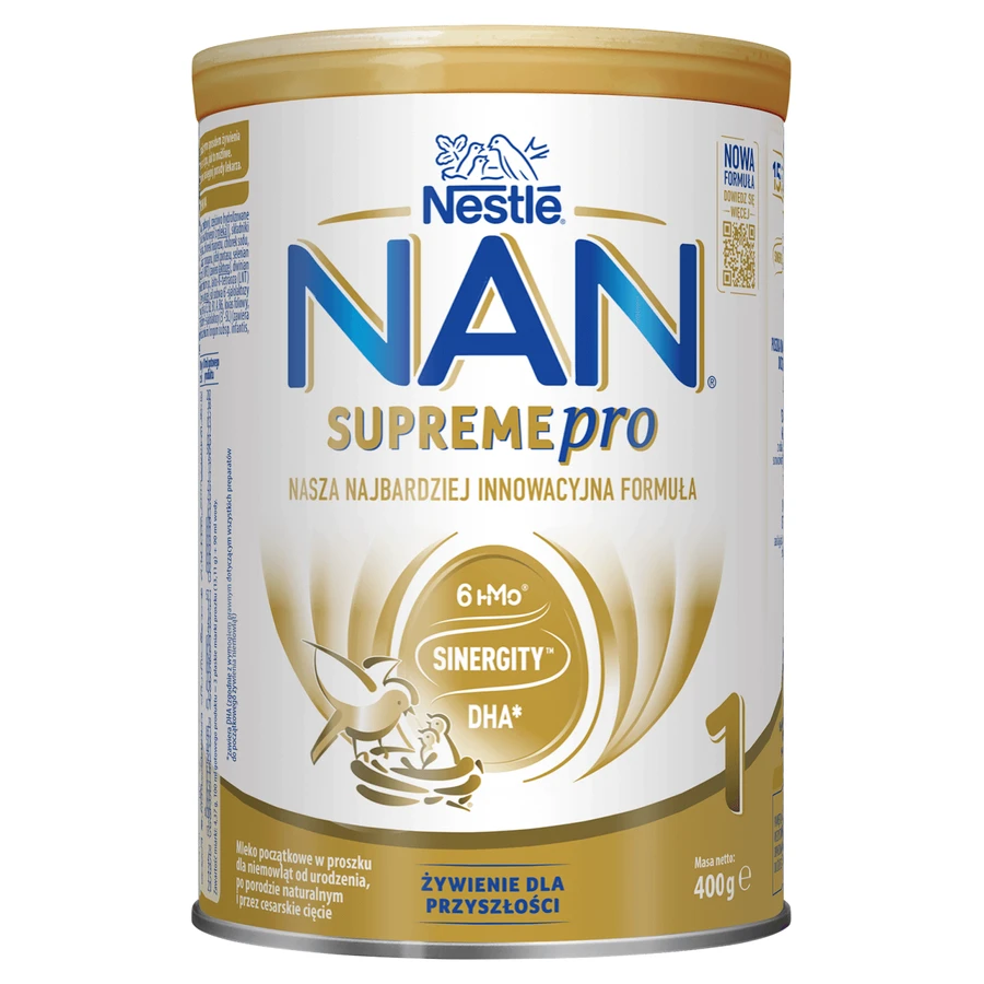 Суха молочна суміш Nestle NAN Supremepro 1 HMO для дітей від народження, 400 г: ціни та характеристики