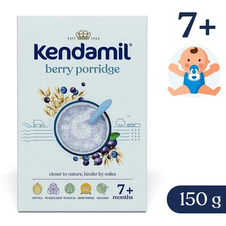 Kendamil Mliena kaa с лесными фруктами 7м+ 150 г: цены и характеристики