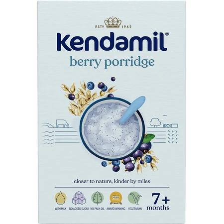 Kendamil Mliena kaa с лесными фруктами 7м+ 150 г: цены и характеристики