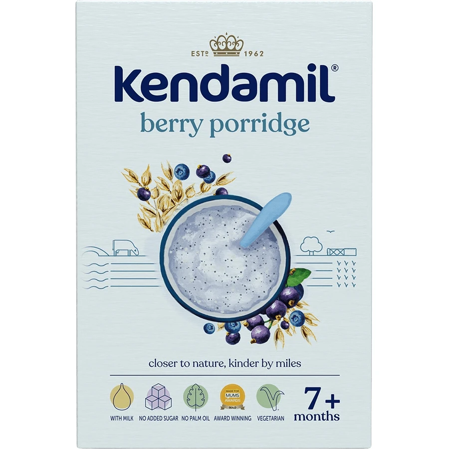 Kendamil Mliena kaa с лесными фруктами 7м+ 150 г: цены и характеристики
