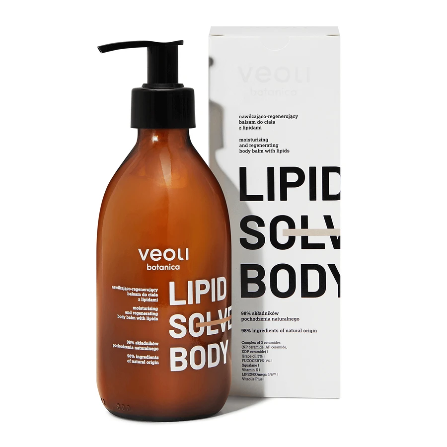 Veoli Botanica Lipid Solve Body, зволожуючий та регенеруючий лосьйон для тіла з ліпідами, 290 мл: ціни та характеристики