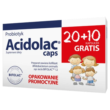 Пробиотик Ацидолак Капс Polpharma Acidolac Caps, 30 капсул: цены и характеристики