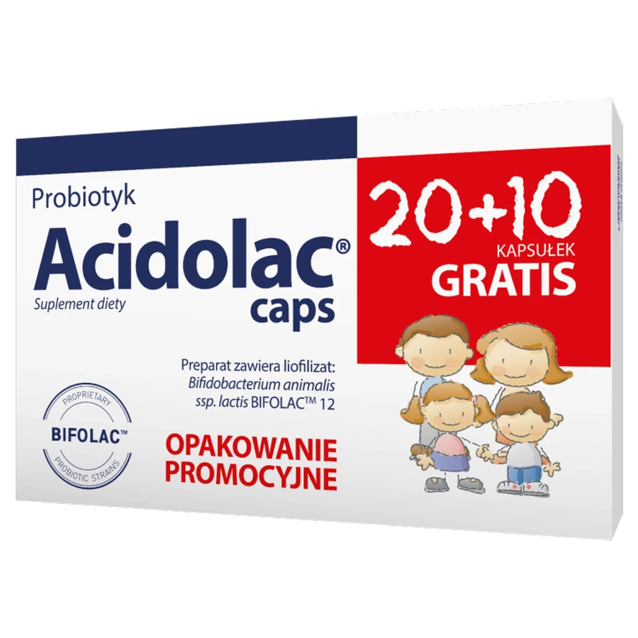 Пробиотик Ацидолак Капс Polpharma Acidolac Caps, 30 капсул: цены и характеристики