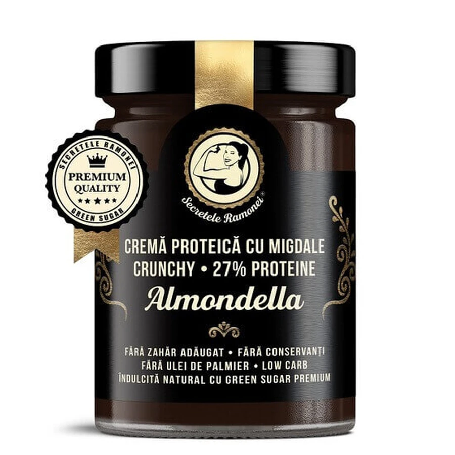 Миндальный протеиновый крем Almondella cruncy, Ramona's Secrets, 350 г, Remedia: цены и характеристики