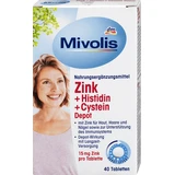 Цинк + Гистидин + Цистеин Депо Mivolis Zinc + Histidin + Cistein Depot таблетки, 40 шт.