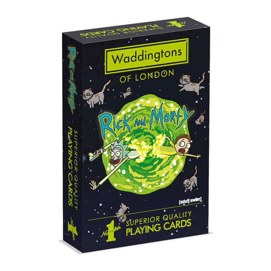 Игральные карты Waddingtons Рик и Морти, +17 лет, Выигрышные ходы: цены и характеристики