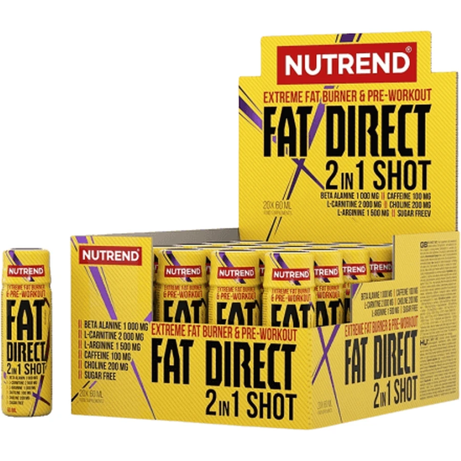 Nutrend Fat Direct Shot 20 x 60 мл: ціни та характеристики