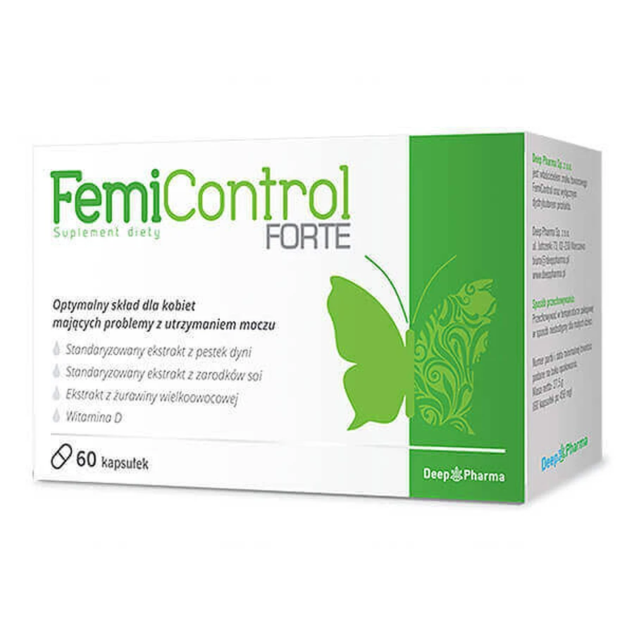FemiControl forte 60 капсул: цены и характеристики