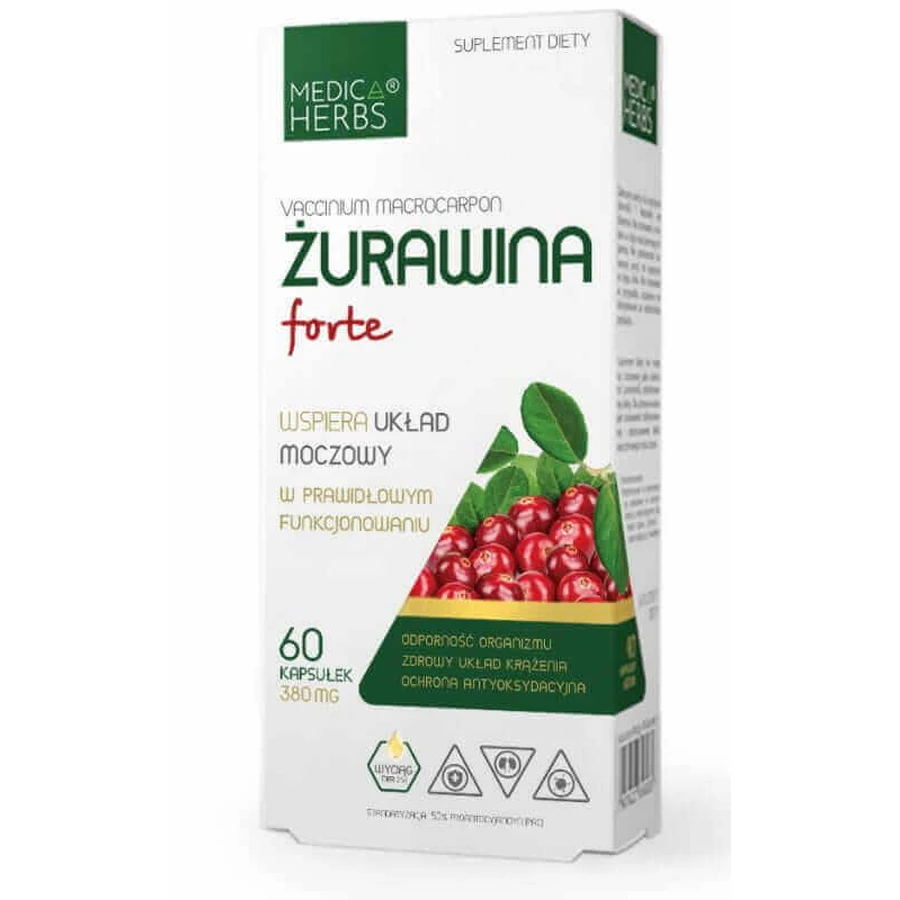 Клюква Форте 60 капсул Medica Herbs: цены и характеристики