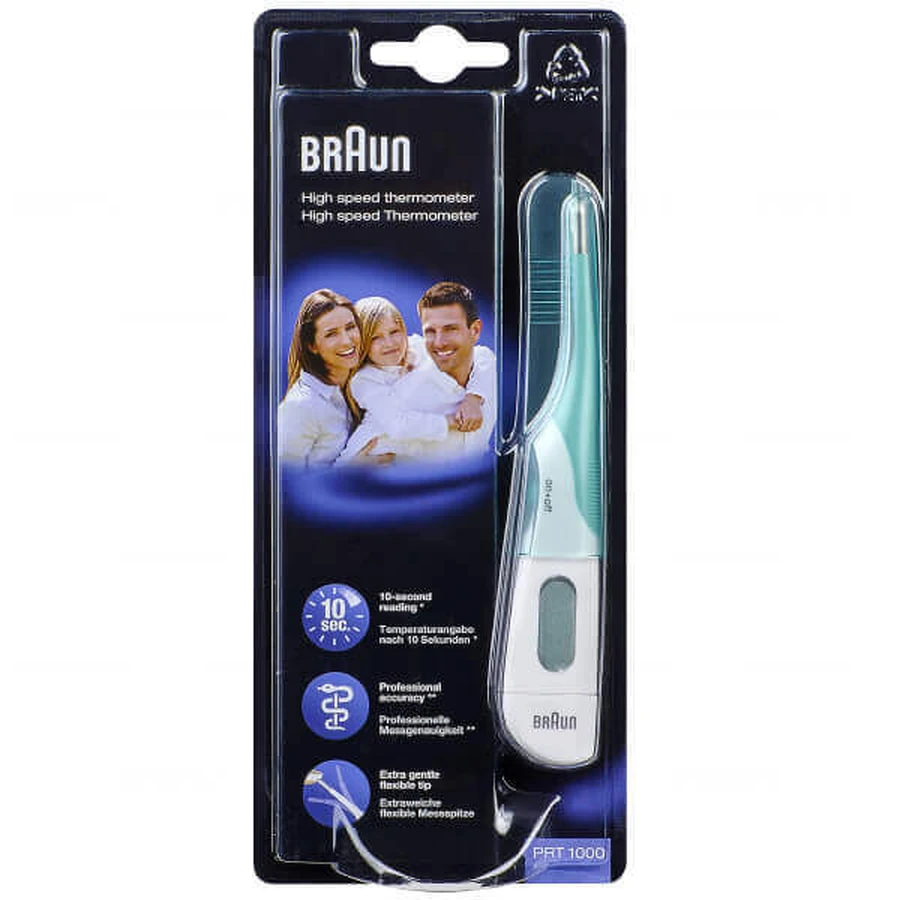 Braun PRT1000, електронний термометр з гільзою: ціни та характеристики