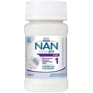 Nestle NAN Expertpro HA 1, гипоаллергенная молочная смесь для детей с рождения, жидкая, 90 мл