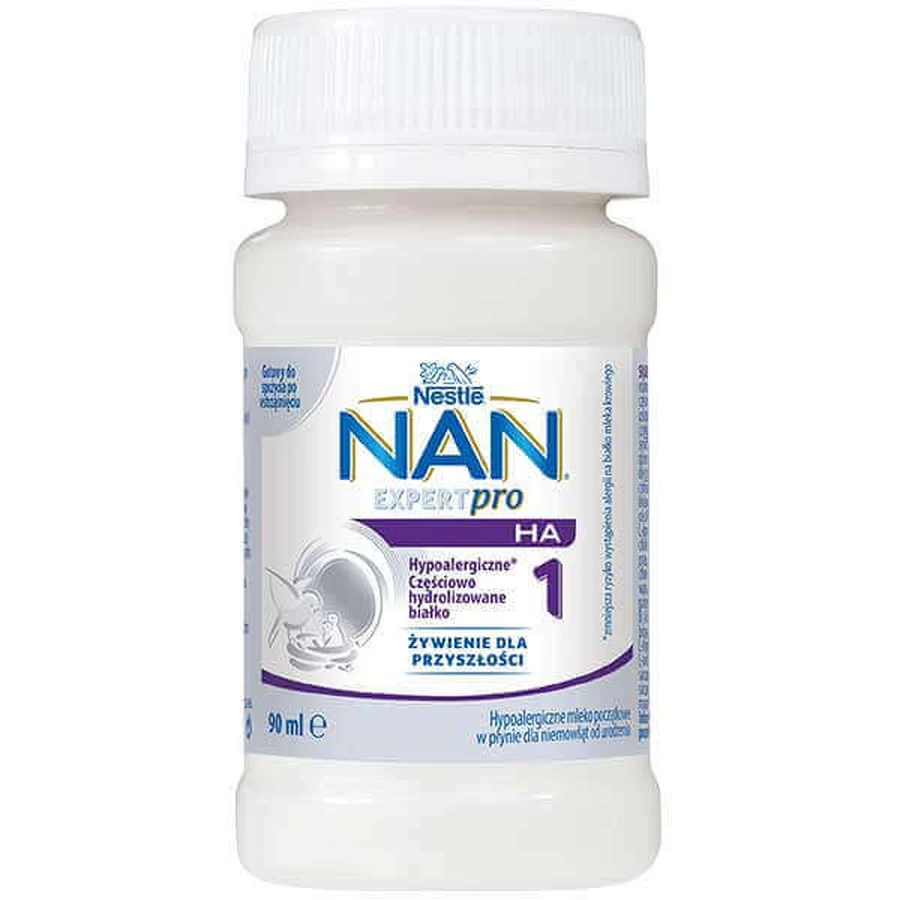 Nestle NAN Expertpro HA 1, гипоаллергенная молочная смесь для детей с рождения, жидкая, 90 мл: цены и характеристики