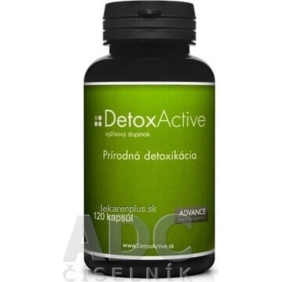 DetoxActive 120 капсул - природна детоксикація 1×120 капсул, дієтична добавка: ціни та характеристики
