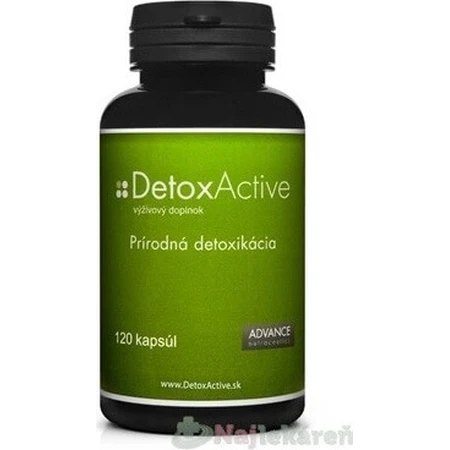 DetoxActive 120 капсул - природна детоксикація 1×120 капсул, дієтична добавка: ціни та характеристики