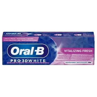 Зубная паста Pro 3D White Vitalising Fresh, 75 мл, Oral-B