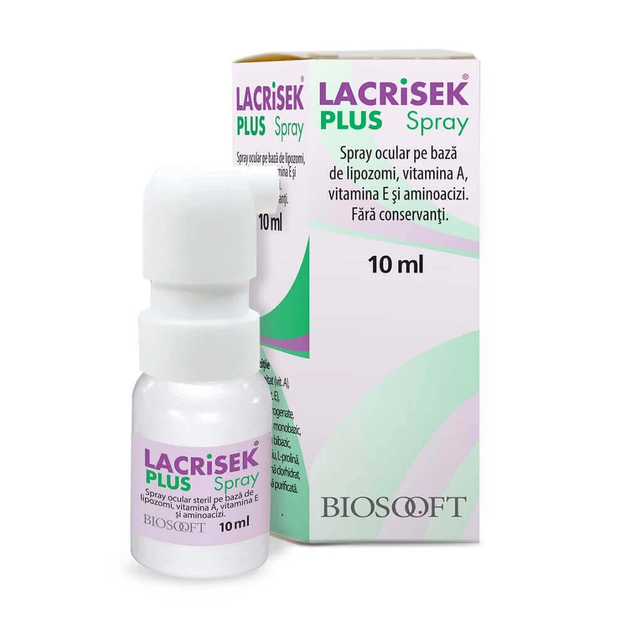 Лакрисек Плюс Bio Soft Italia Lacrisek Plus, спрей для глаз, 10 мл: цены и характеристики