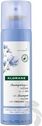 KLORANE Сухий шампунь БІО льон для об'єму 1×150мл, шампунь для тонкого волосся без об'єму