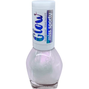 Блискучий лак для нігтів Miss Sporty Glow 010 Крижані рум'яна, 7 мл