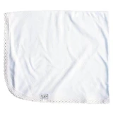 Одеяло с кружевом, 70x90 см, белое, Tuxi Brands