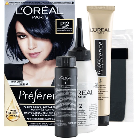 L'Oréal Paris Краска для волос Préférence P12 Черно-синий: цены и характеристики