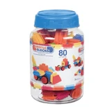 Набор из 80 строительных блоков Синий, Bristle Blocks