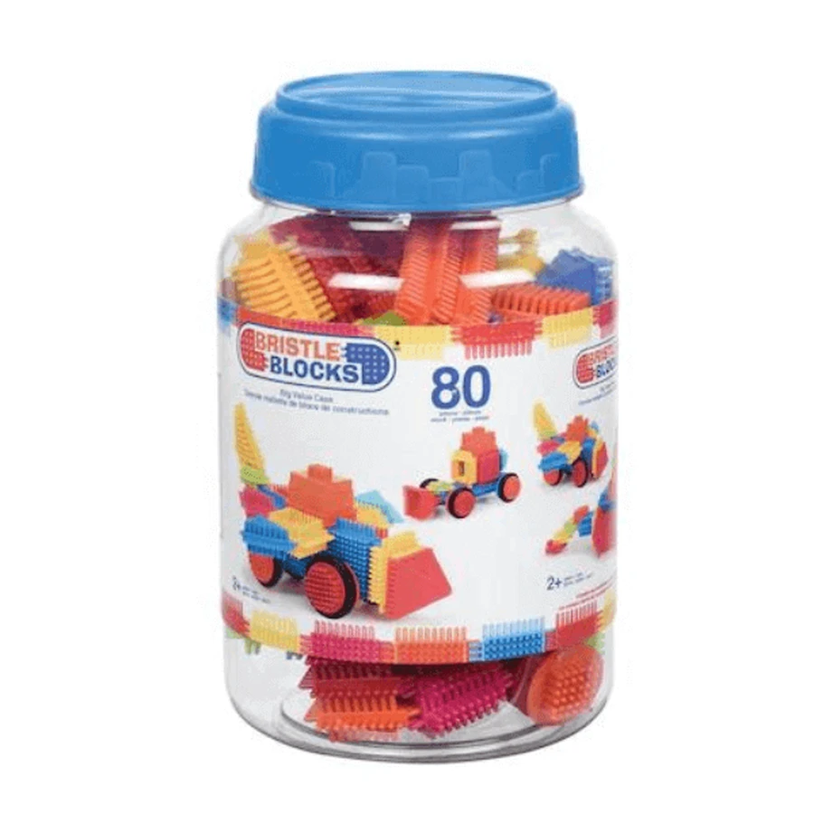 Набір з 80 будівельних блоків Blue, Bristle Blocks: ціни та характеристики