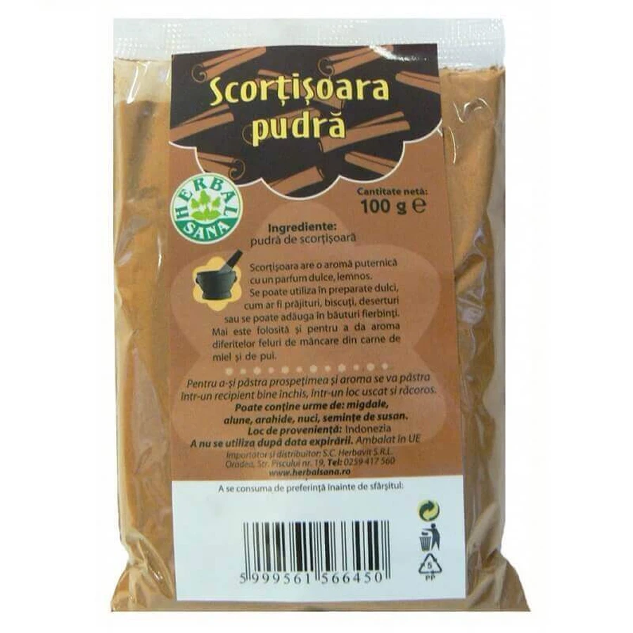 Порошок корицы, 100 г, Herbal Sana: цены и характеристики