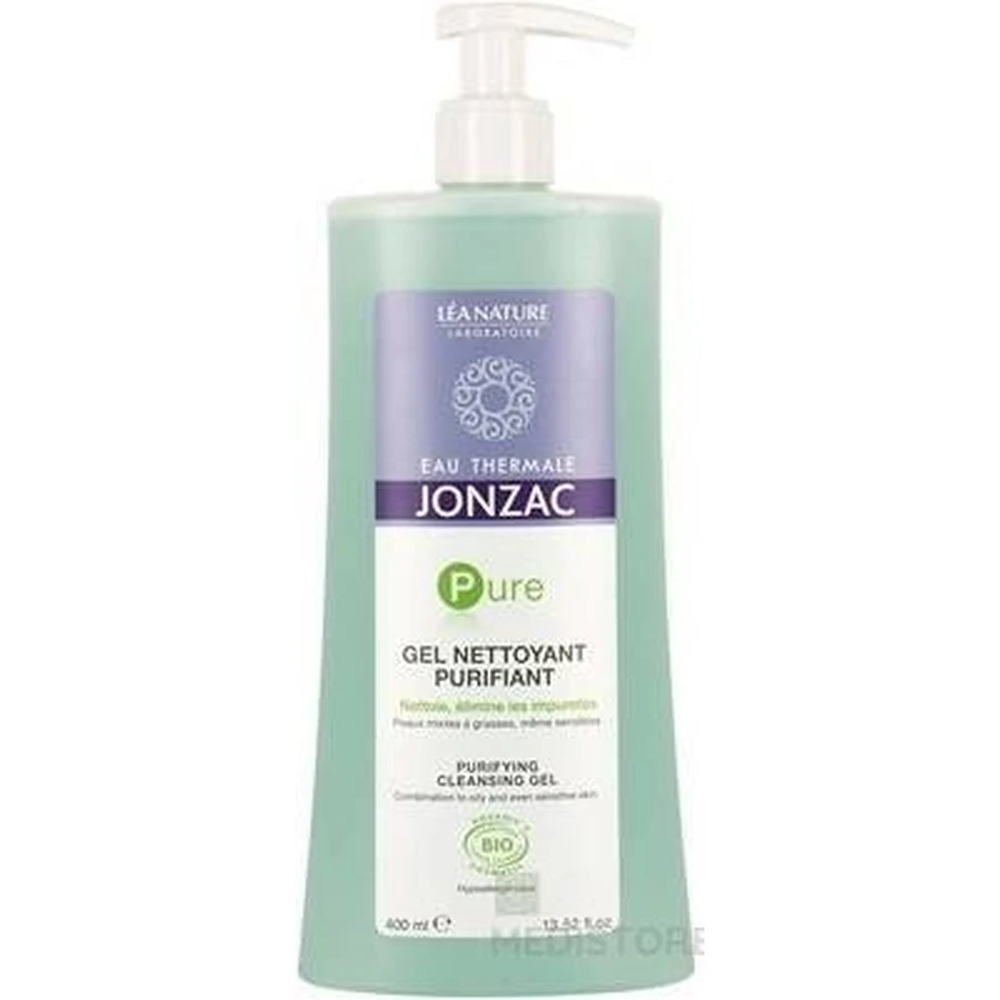 JONZAC Pure Organic Очищающий гель для смешанной кожи, с помпой 1×400 мл, очищающий гель: цены и характеристики