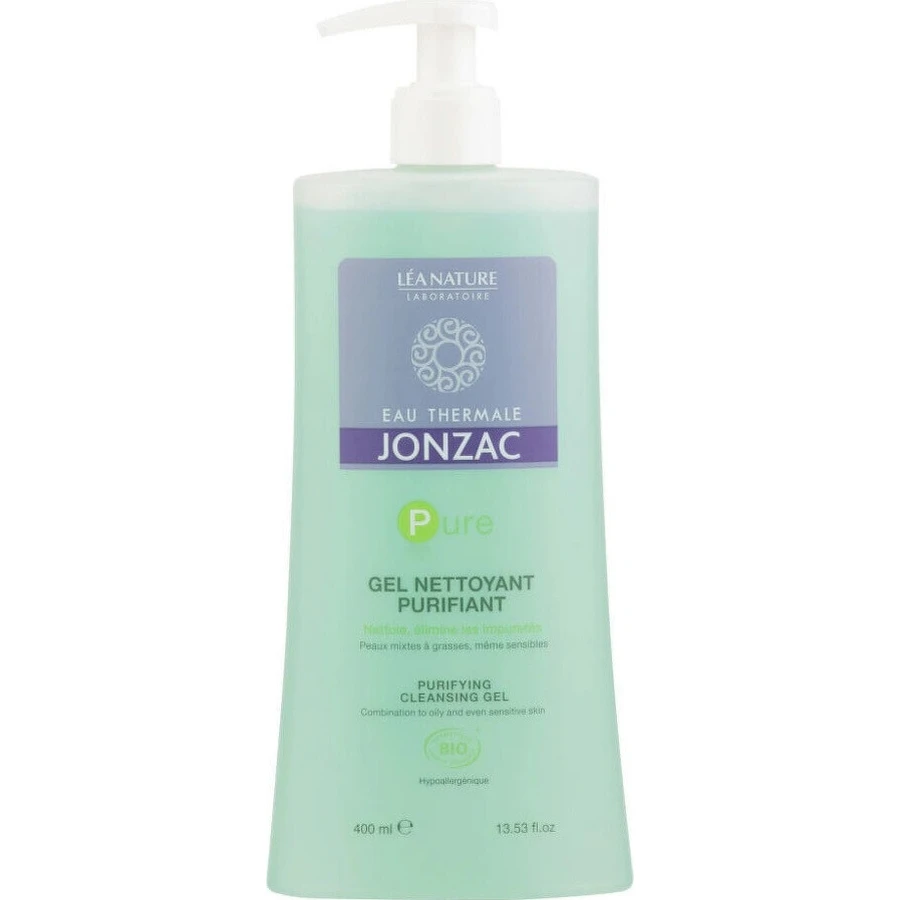 JONZAC Pure Organic Очищающий гель для смешанной кожи, с помпой 1×400 мл, очищающий гель: цены и характеристики